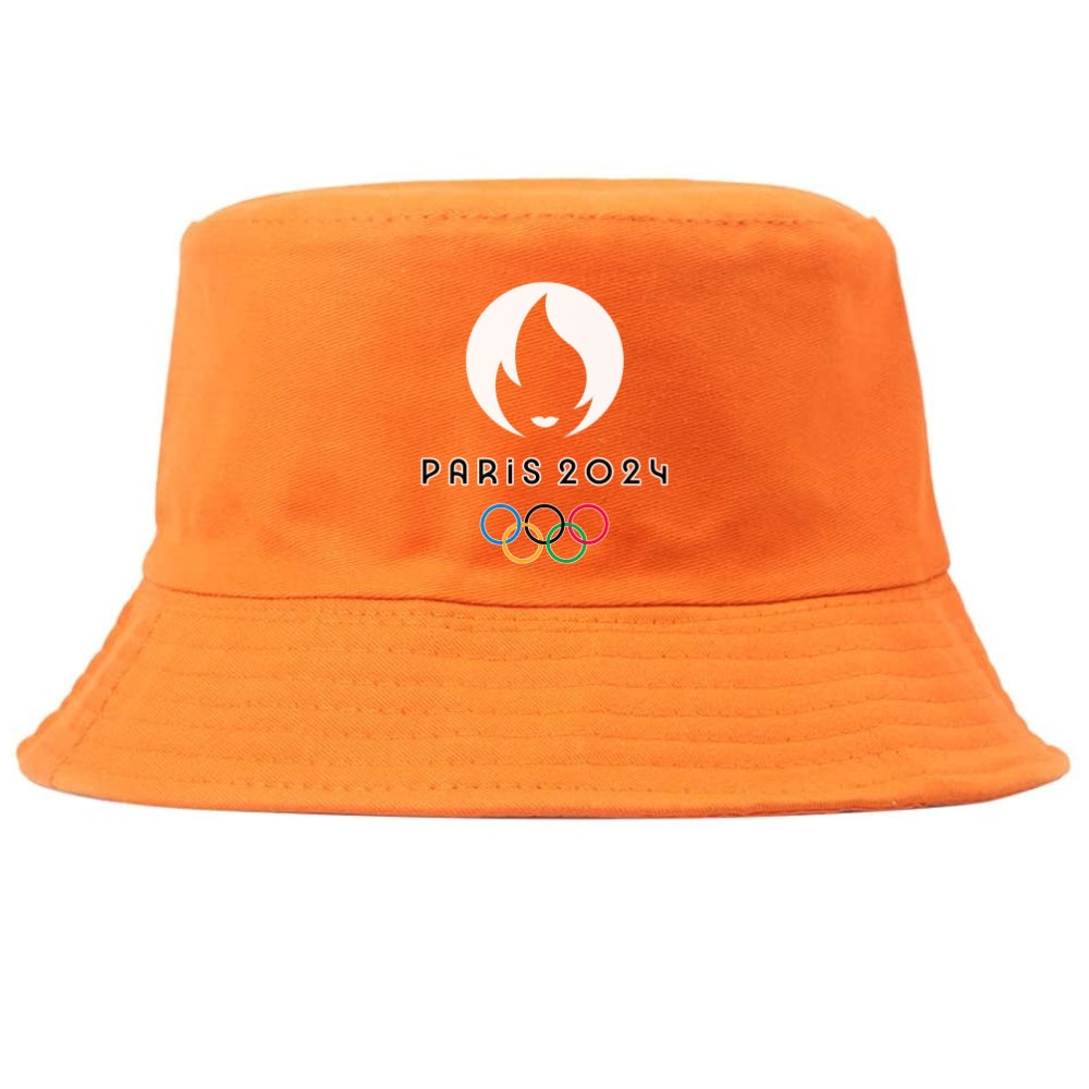 Bob chapeau JO Paris 2024 Orange