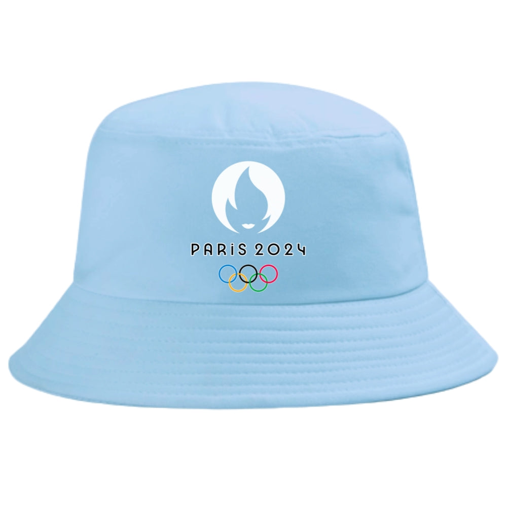 Bob chapeau JO Paris 2024 Bleu Clair