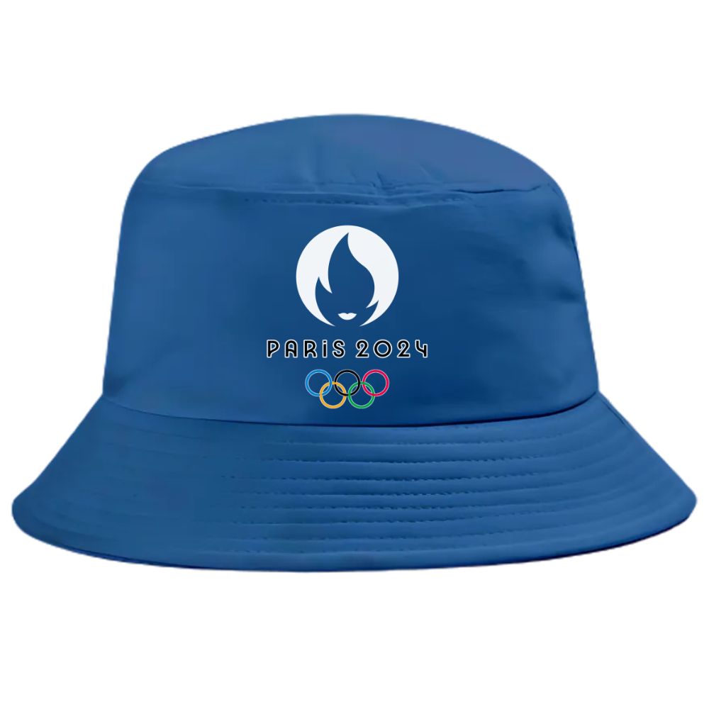 Bob chapeau JO Paris 2024 bleu foncé