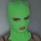 Cagoule 3 trous verte