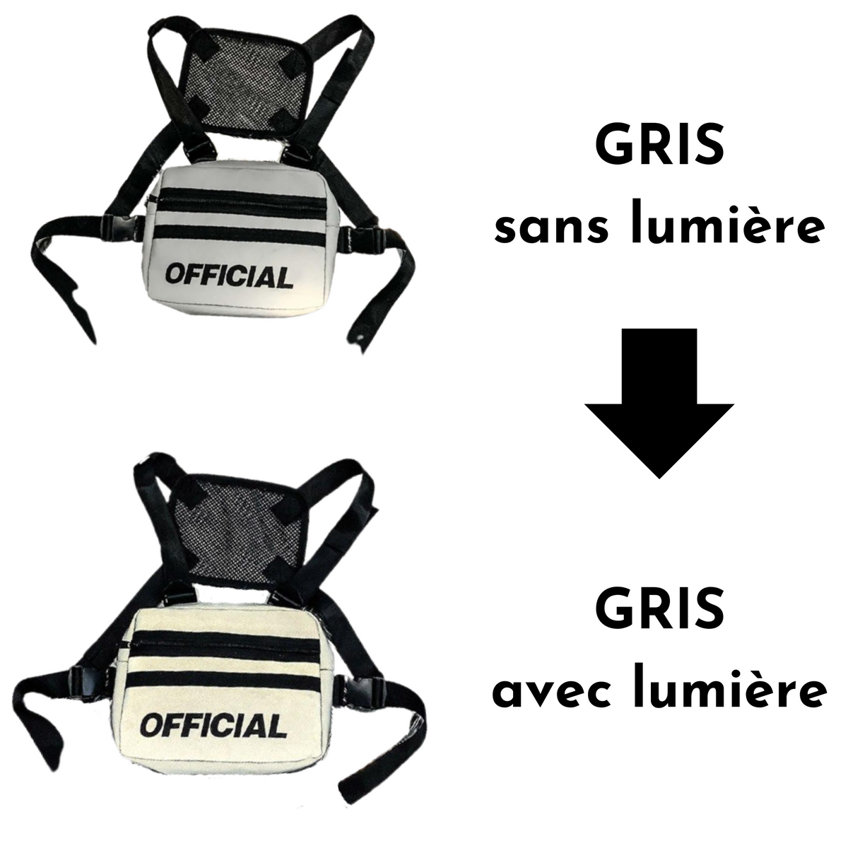 Sacoche Ventrale Réfléchissante OFF