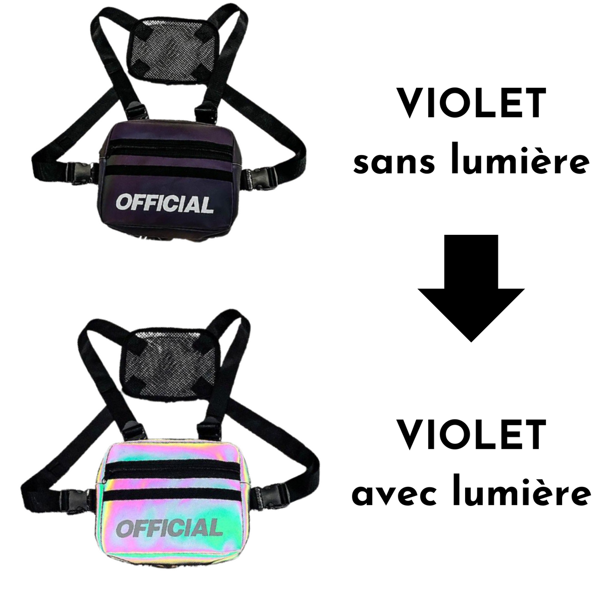 Sacoche Ventrale Réfléchissante OFF