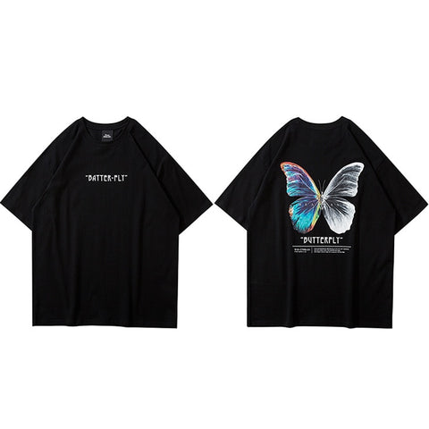 T-Shirt Papillon Dans Le Dos
