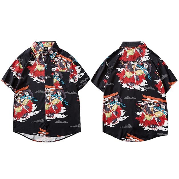 Chemise Japonaise "Kumaneko"