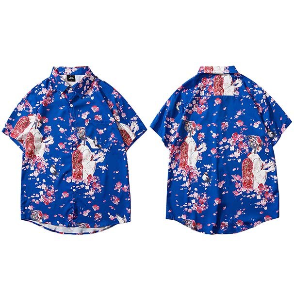 Chemise Japonaise "Geisha"