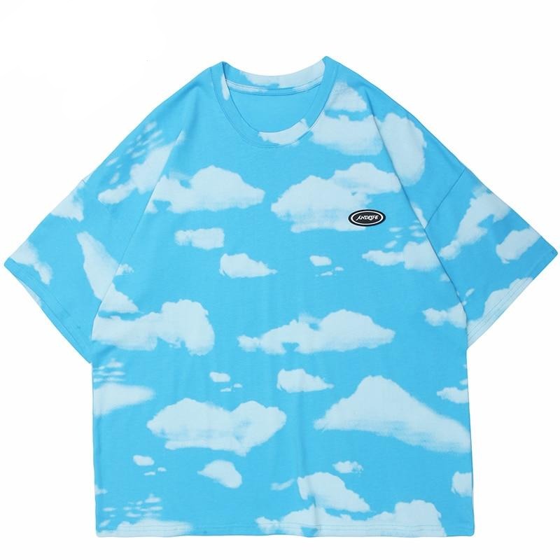 T-Shirt Vintage Bleu