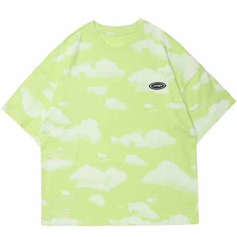 T-Shirt Vintage Vert Fluo