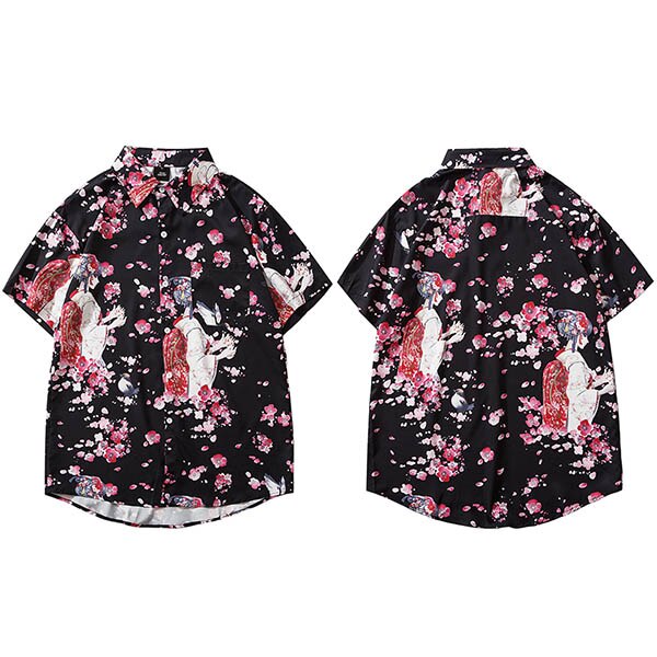 Chemise Japonaise "Geisha"