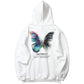 Sweat Papillon Bleu Dans Le Dos