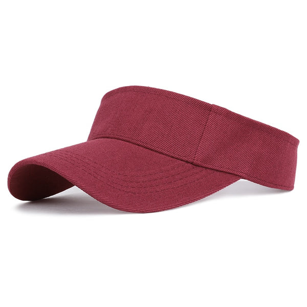 Casquette Visière Rouge Bordeaux