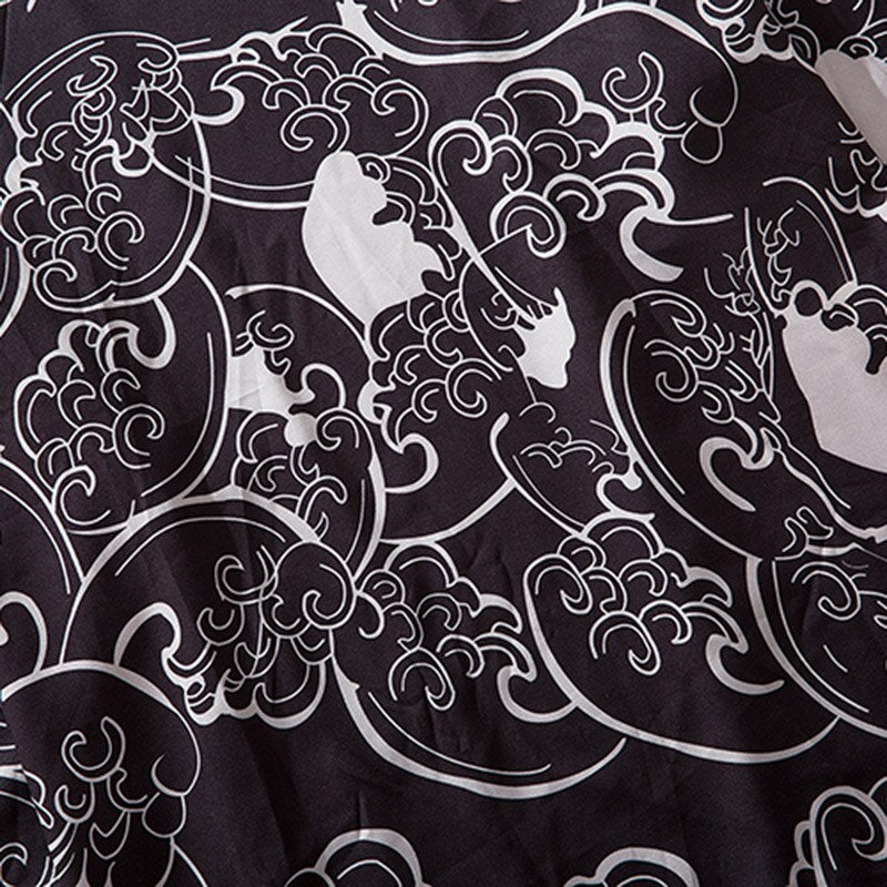 Chemise Japonaise Kimono "Sakana"