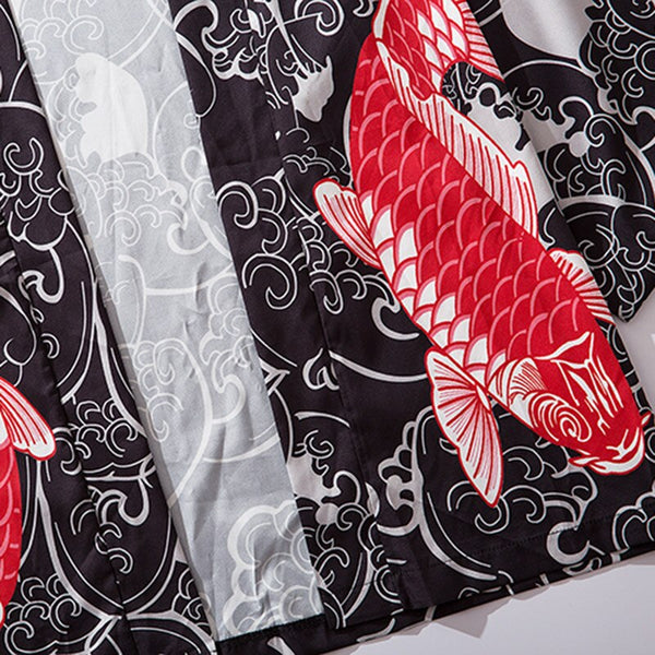 Chemise Japonaise Kimono "Sakana"