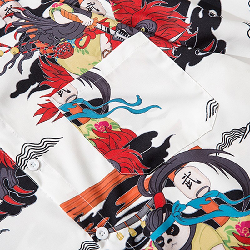Chemise Japonaise "Kumaneko"