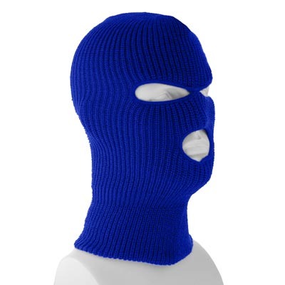 Cagoule 3 trous Bleu