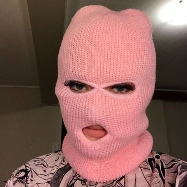 Cagoule rose femme