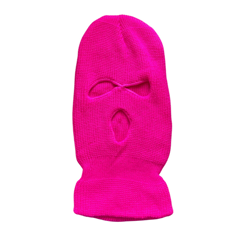 Cagoule Rose Fluo Balaclava