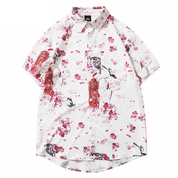 Chemise Japonais Homme Blanc