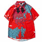 Chemise Japonaise Homme Rouge