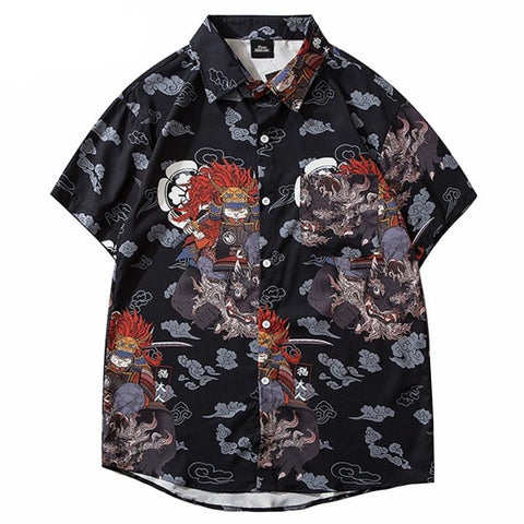 Chemise Motif Japonais Homme