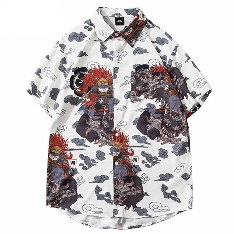 Chemise motif Japonais