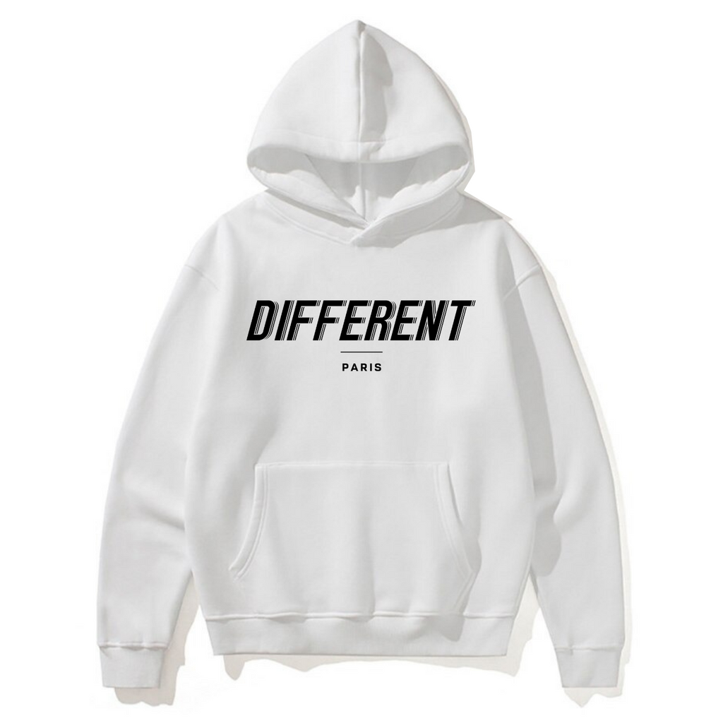 Sweat à Capuche White by DIFFERENT®