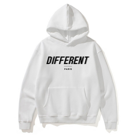 Sweat à Capuche White by DIFFERENT®